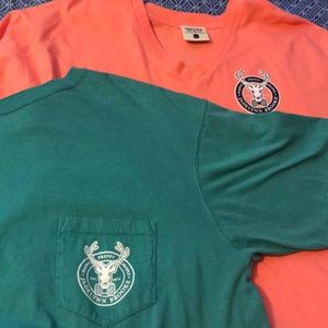 2 jadelynn brooke short sleeves (one v-neck)